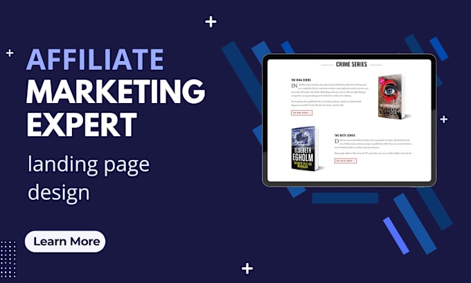 Gig Preview - Create landing page to promote your affiliate products