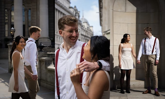 Gig Preview - Photograph a couple in the city of london