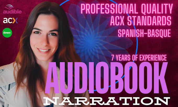 Gig Preview - Be your spanish female audiobook narrator for acx audible