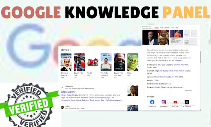 Gig Preview - Create verified google knowledge panel knowledgepanel