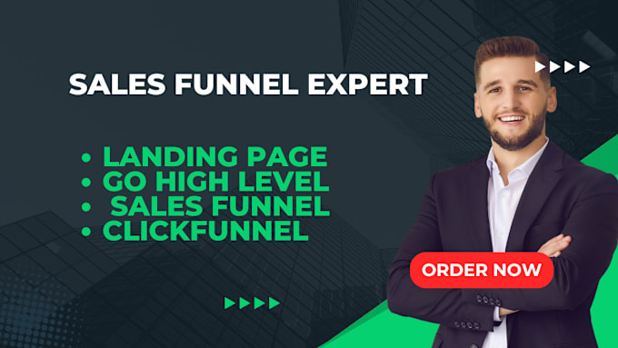 Gig Preview - Design  clickfunnels website gohighlevel  website, ghl sales funnel landing page