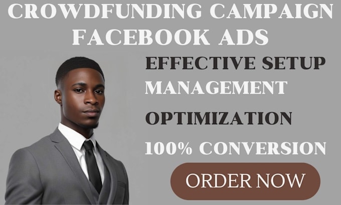 Gig Preview - Do efective fundraising facebook ads kickstarter indiegogo crowdfunding campaign