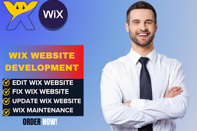 Gig Preview - Wix website redesign, update wix, fix wix website, redesign wix blog, wix design