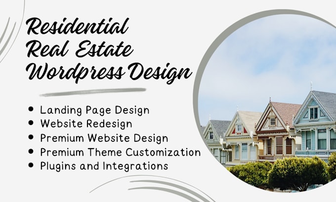 Gig Preview - Build residential wordpress real estate website real estate investor idx website