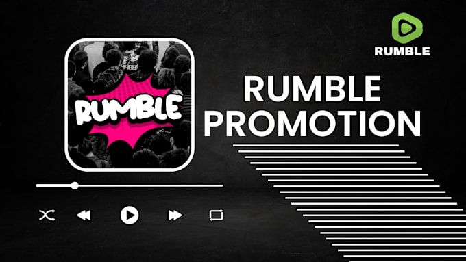 Gig Preview - Do USA rumble promotion USA video marketing organic channel monetization