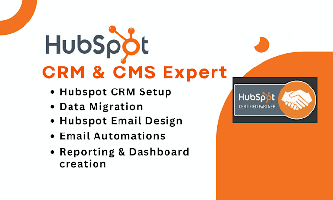 Gig Preview - Create custom hubspot CRM, email templates, automation