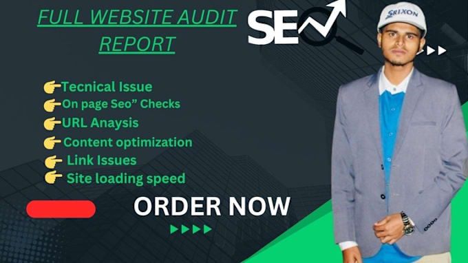 Bestseller - provide full website audit report urgently to rank on google