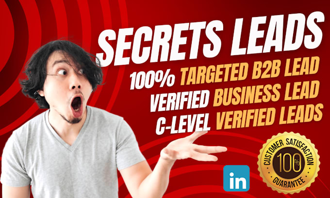 Gig Preview - Laser focused b2b leads on linkedin your ideal clients await