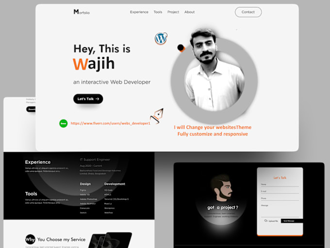 Gig Preview - Professionally change and customize your wordpress theme