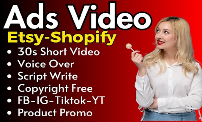 Bestseller - create promotional video ads or short video ads for marketing commercials