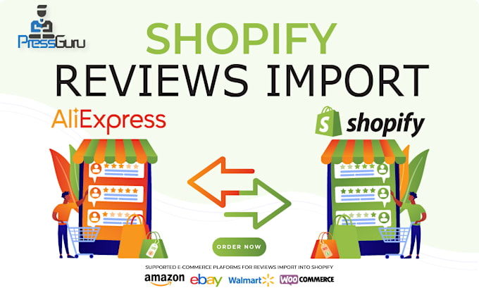 Gig Preview - Import bulk products review from aliexpress to shopify store