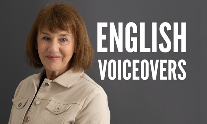 Gig Preview - Record a senior english female voice over