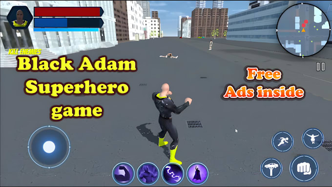 Gig Preview - Make a super hero game in unity game engine