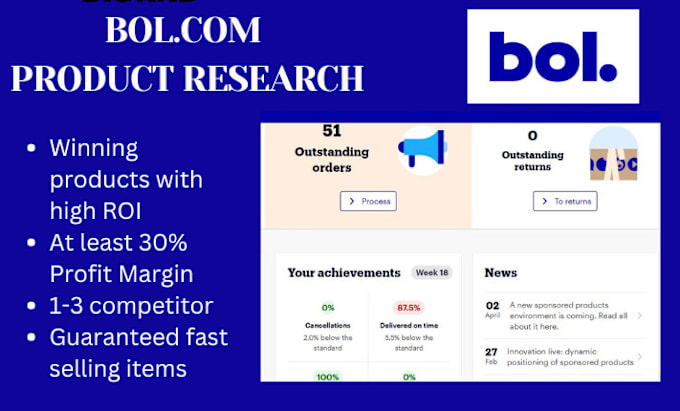 Gig Preview - Do bol com product research