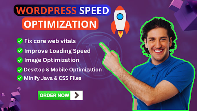 Gig Preview - Speed up your wordpress site for google page speed insights