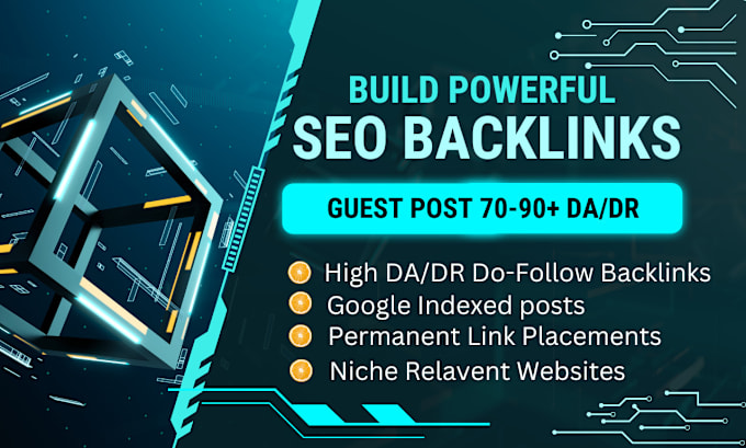 Gig Preview - Do SEO guest posting service high da guest post and dofollow guest post backlink