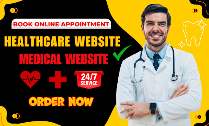 Bestseller - develop website for doctors clinics, dentists, medical and healthcare fitness