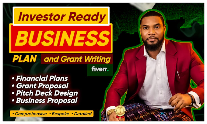 Gig Preview - Develop topnotch business plan for startups, investor business plan, nonprofit