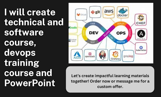 Bestseller - create technical and software course, devops training course and powerpoint