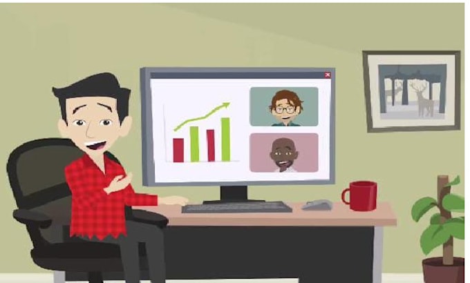 Bestseller - create an engaging custom 2d animation video for your presentations, businesses