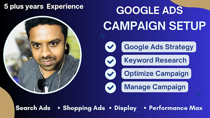 Gig Preview - Setup and manage google ads campaign adwords PPC and search