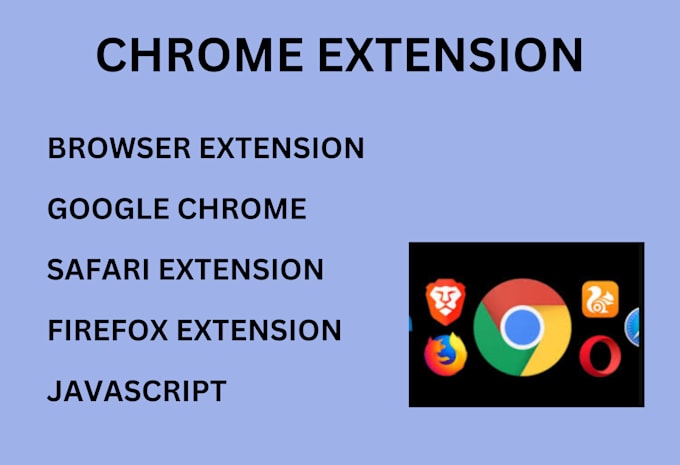 Gig Preview - Develop chrome extension, browser extension, web scraping, firefox, safari, api