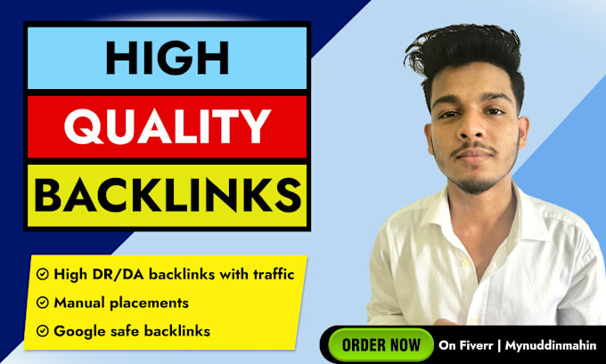 Gig Preview - Do SEO high quality natural backlinks or link building