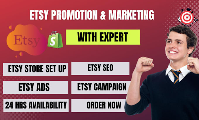 Gig Preview - Do etsy promotion marketing etsy seo etsy sales funnel etsy ads digital products