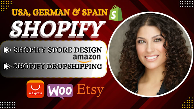 Gig Preview - Do USA, spain and germany shopify dropshipping store