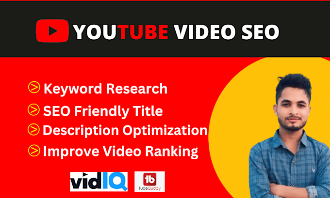 Gig Preview - Do best youtube video SEO for get organic views