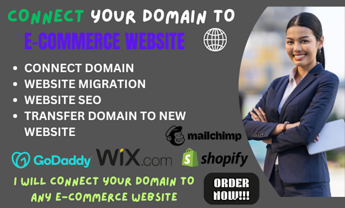 Gig Preview - Do domain connection to shopify wix squarespace wordpress fix domain issues