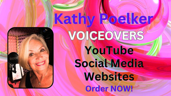 Gig Preview - Record a youtube social media or website female voice over fast