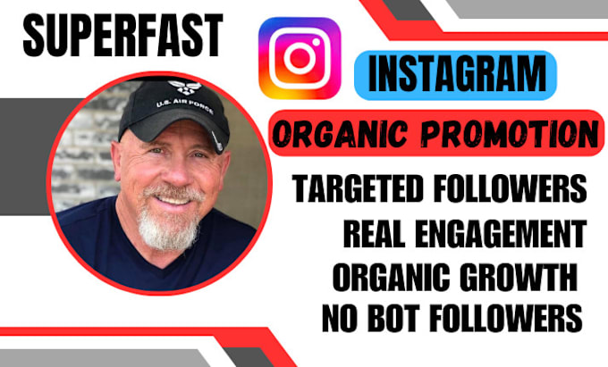 Gig Preview - Do organic instagram promotion for engagement and followers