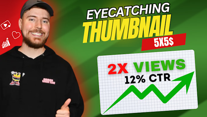 Bestseller - do make an eyecatching thumbnail for your youtube channel