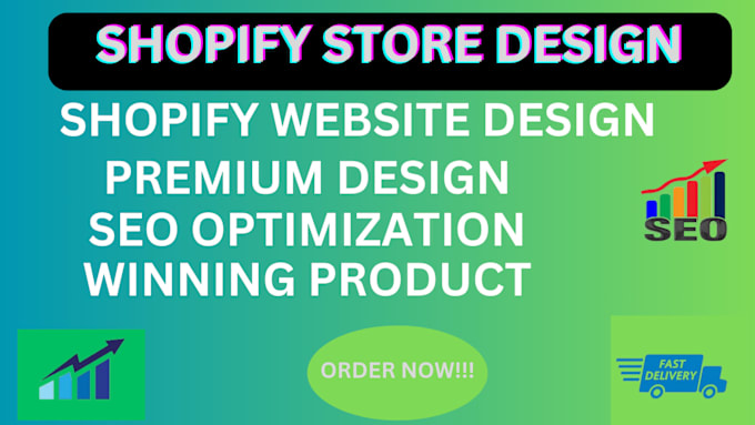 Gig Preview - Design redesign shopify website, shopify dropshipping store, shopify store