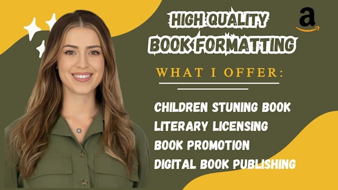 Gig Preview - Upload children book publishing book formatting for amazon kdp kindle self publi