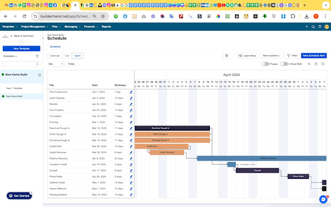 Gig Preview - Be your buildertrend construction project manager