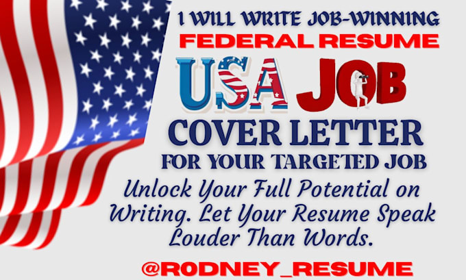 Gig Preview - Write ats federal resume, veteran, military defense, law enforcement, IT, CV