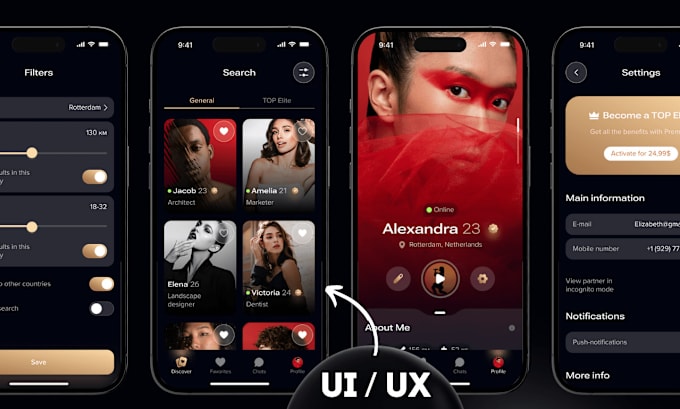 Gig Preview - Do mobile UI UX design and app UI UX design