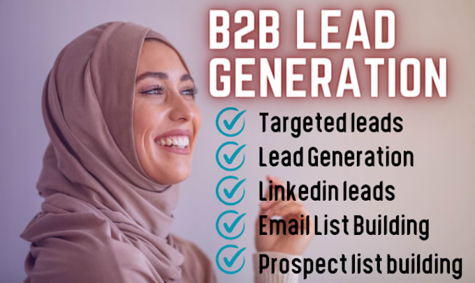 Gig Preview - Do b2b lead generation, lead generation specialist, lead generation sales funnel