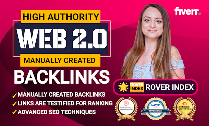 Gig Preview - Build and index web 2 0 backlinks