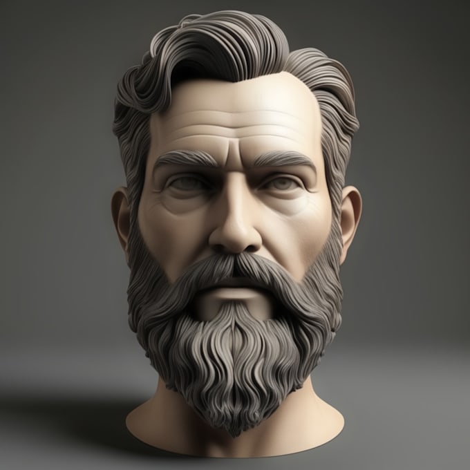 Bestseller - do printable 3d head bust model, 3d action figure, figurine, in blender, zbrush