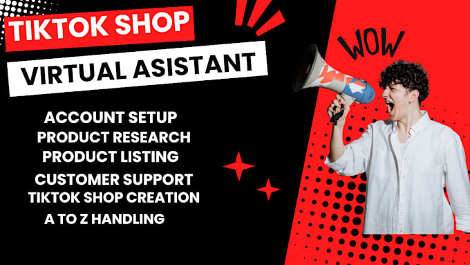 Bestseller - be your tiktok shop virtual assistant, tiktok shop VA