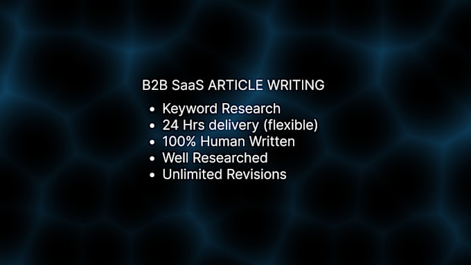 Bestseller - write b2b saas articles