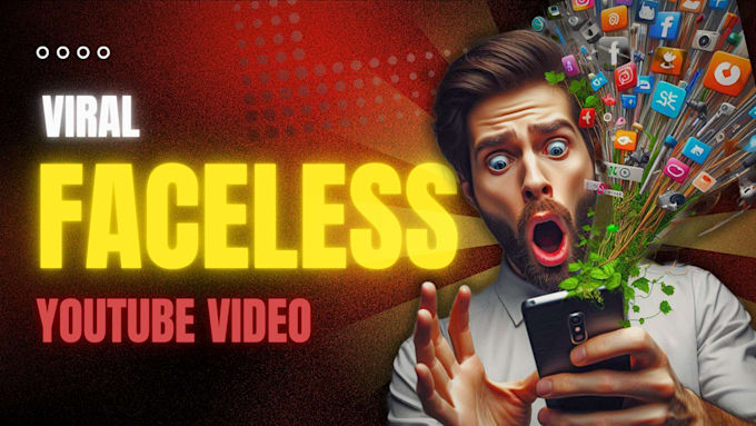 Gig Preview - Procreate viral faceless youtube videos and talking head video