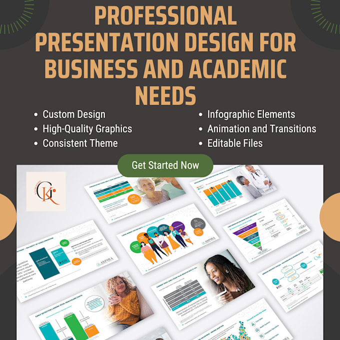 Gig Preview - Design a modern and professional powerpoint presentation