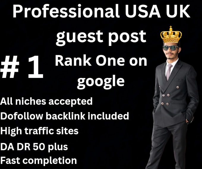 Gig Preview - Create premium google indexed guest post and backlinks