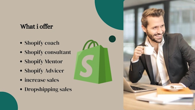 Gig Preview - Be shopify coach shopify mentor shopify consultant to increase shopify sales