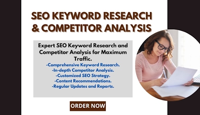 Gig Preview - Do SEO keyword research and competitor analysis for you