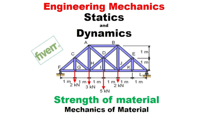 Gig Preview - Help in engineering static, dynamics, mechanics of materials